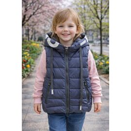 Жилетка дитяча на дівчинку 6M-62 blue р.86-116 "Major" недорого оптом від прямого постачальника