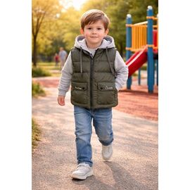Жилетка дитяча на хлопчика 6M-16 khaki р.86-116 "Major" недорого оптом від прямого постачальника
