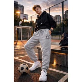 Фотография Штаны детские спортивные на мальчика 24905 grey р.140-164 "Major" недорого оптом от прямого поставщика