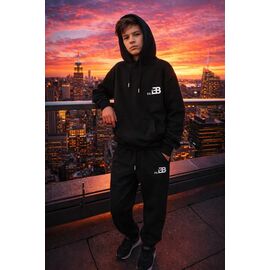 Фотография Штаны детские спортивные на мальчика 24630 black р.146-170 "Major" недорого оптом от прямого поставщика