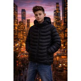 Фотография Куртка детская демисезонная на мальчика 2975 black р.11-15 "Major" недорого оптом от прямого поставщика