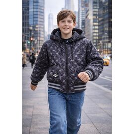 Фотография Куртка детская демисезонная на мальчика 20968 d.grey р.116-134 "Major" недорого оптом от прямого поставщика