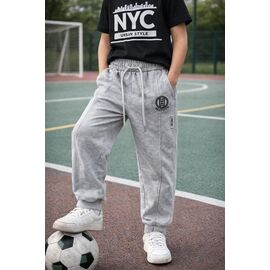 Фотография Штаны детские спортивные на мальчика L918 l.grey р.122-146 "Major" недорого оптом от прямого поставщика