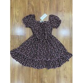 Фотография Платье детское лёгкое на девочку 302 black-pink р.134-158 "RSV" недорого оптом от прямого поставщика