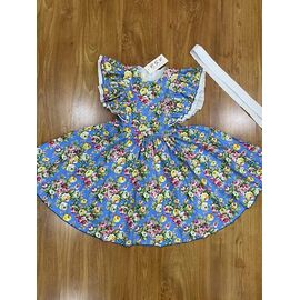 Фотография Платье детское лёгкое на девочку 297 blue р.122-146 "RSV" недорого оптом от прямого поставщика