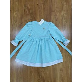 Фотография Платье детское лёгкое на девочку 298-1 l.blue р.122-146 "RSV" недорого оптом от прямого поставщика