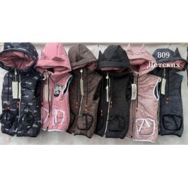 Жилетка дитяча на дівчинку S2625 grey р.22-30 "Shon" недорого оптом від прямого постачальника