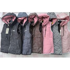 Жилетка підліткова S2619 peach р.40-48 "Shon" недорого оптом від прямого постачальника