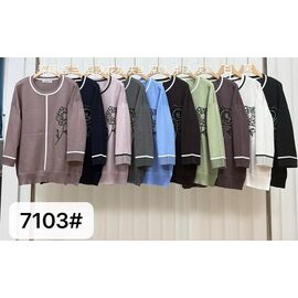 Светр жіночий 7103 mix р.58-62 "PALMIRA" недорого оптом від прямого постачальника