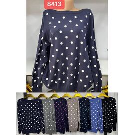 Светр жіночий 8413 mix р.56-60 "PALMIRA" недорого оптом від прямого постачальника