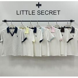 футболка жіноча 31201-1 white-yellow р.M-XL "Little Secret" недорого оптом від прямого постачальника