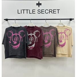 футболка жіноча 400715 wine р.one size "Little Secret" недорого оптом від прямого постачальника