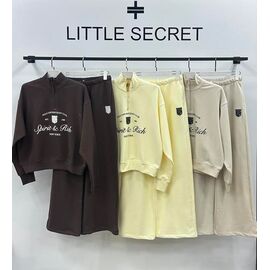 Фотография Костюм спортивный женский тёплый 500426 yellow р.S-L "Little Secret" недорого оптом от прямого поставщика
