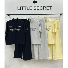 Фотография Костюм спортивный женский 500466 yellow р.S-L "Little Secret" недорого оптом от прямого поставщика