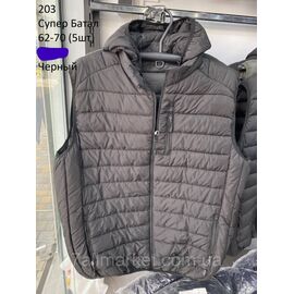 Фотография Жилетка демисезонная мужская стёганная Супер батал р-ры 62-70 (3) "NEW NOCE" недорого от прямого поставщика