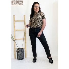 Джинси мом із ременем у комплекті розмірний ряд 30,31,32,33,34,36 "PARTNERS" недорого від прямого постачальника