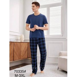 Піжама чоловіча з коротким рукавом розміри 3XL-7XL "FLOWER" недорого від прямого постачальника