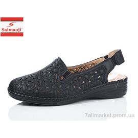 Туфлі жіночі стильні Літо 121-1 (8 пар р.37-42) "Saimaoji" недорого оптом від прямого постачальника