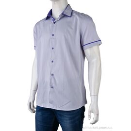 Фотография Мужская рубашка Лето PO-147 (12527) violet (12 шт. р.сетка S-3XL) "Obuvok" недорого оптом от прямого поставщика