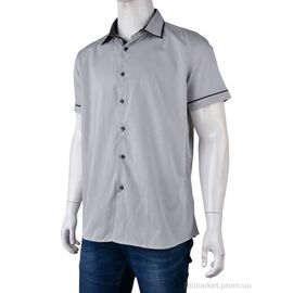 Фотография Мужская рубашка Лето PO-148 (12527) black (12 шт. р.сетка S-3XL) "Obuvok" недорого оптом от прямого поставщика