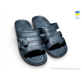 Шльопанці чоловічі пляжні Літо С21 синій (6 пар р.41-45) "Rai shoes" недорого оптом від прямого постачальника