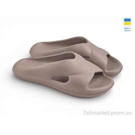 Фотография Шлепки женские облегченные Лето ДС73 тауп (8 пар р.36-41) "Rai shoes" недорого оптом от прямого поставщика