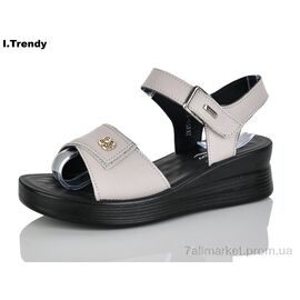 Босоніжки жіночі літні Літо ZK851 brown (8 пар р.36-41) "Trendy" недорого оптом від прямого постачальника