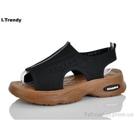 Босоніжки жіночі літні Літо BK970-1K (8 пар р.36-41) "Trendy" недорого оптом від прямого постачальника