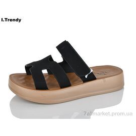 Шльопанці жіночі полегшені Літо YZ105-1 (8 пар р.36-41) "Trendy" недорого оптом від прямого постачальника