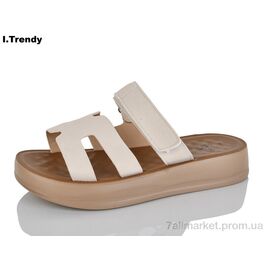 Шльопанці жіночі полегшені Літо YZ105-2 (8 пар р.36-41) "Trendy" недорого оптом від прямого постачальника