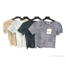 Футболка жіноча Літо 3801 mix (5 шт. р.сіткаOne size) "Шик-Шок" недорого оптом від прямого постачальника