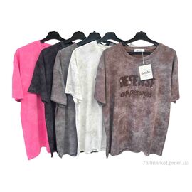 Футболка жіноча Літо 8885 mix (5 шт. р.сіткаOne size) "Шик-Шок" недорого оптом від прямого постачальника