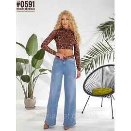 Жіночі джинси палацо розмірний ряд 25,26,27,28,29,30 "PARTNERS" недорого від прямого постачальника