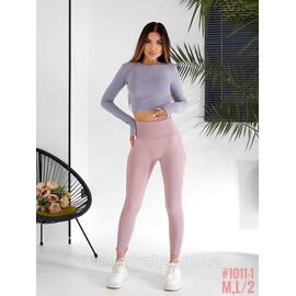 Жіночі лосини з ефектом push up і високою посадкою розмірний ряд M,L "PARTNERS"