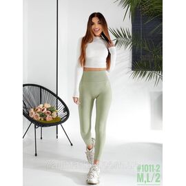 Жіночі лосини з ефектом push up і високою посадкою розмірний ряд M,L "PARTNERS"