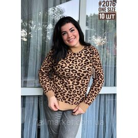 Жіночий светр із коміром-стійкою універсального розміру 48-54 "PARTNERS" недорого від прямого постачальника