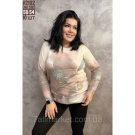 Жіночий джемпер із тонкого кашеміру універсального розміру 50-54 "PARTNERS" недорого від прямого постачальника