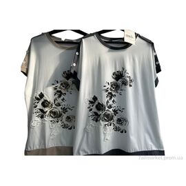 Футболка жіноча Літо 59 білий (3 шт. р.сіткаOne size) "Шик-Шок" недорого оптом від прямого постачальника