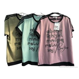 Футболка жіноча Літо 59 mix (3 шт. р.сіткаOne size) "Шик-Шок" недорого оптом від прямого постачальника