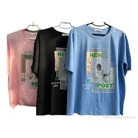 Футболка жіноча Літо 58 mix (3 шт. р.сіткаOne size) "Шик-Шок" недорого оптом від прямого постачальника