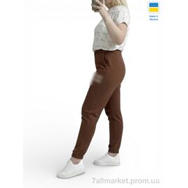Фотография Спортивные брюки женские Весна/осень 1055-1MU шоколад (4 шт. р.сетка S-XL) "Sport style" недорого оптом от прямого поставщика