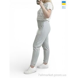 Фотография Спортивные брюки женские Весна/осень 1055-1MU св.сірий (4 шт. р.сетка S-XL) "Sport style" недорого оптом от прямого поставщика