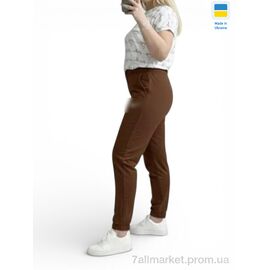 Фотография Спортивные брюки женские Весна/осень 1055-1NI шоколад (4 шт. р.сетка S-XL) "Sport style" недорого оптом от прямого поставщика