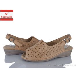 Туфлі жіночі стильні Літо 163-15 (8 пар р.37-42) "Saimaoji" недорого оптом від прямого постачальника