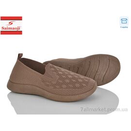 Фотография Слипоны женские тканевые Лето H113-7 (8 пар р.37-42) "Saimaoji" недорого оптом от прямого поставщика