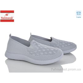 Фотография Слипоны женские тканевые Лето H113-2 (8 пар р.37-42) "Saimaoji" недорого оптом от прямого поставщика