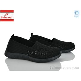Фотография Слипоны женские тканевые Лето H112-1 (8 пар р.37-42) "Saimaoji" недорого оптом от прямого поставщика