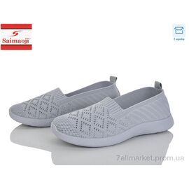 Фотография Слипоны женские тканевые Лето H112-2 (8 пар р.37-42) "Saimaoji" недорого оптом от прямого поставщика
