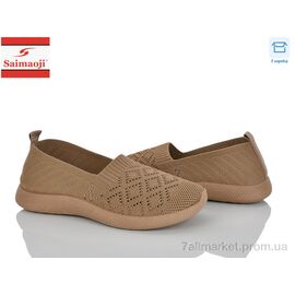 Фотография Слипоны женские тканевые Лето H112-6 (8 пар р.37-42) "Saimaoji" недорого оптом от прямого поставщика