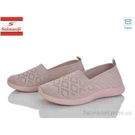 Фотография Слипоны женские тканевые Лето H112-8 (8 пар р.37-42) "Saimaoji" недорого оптом от прямого поставщика